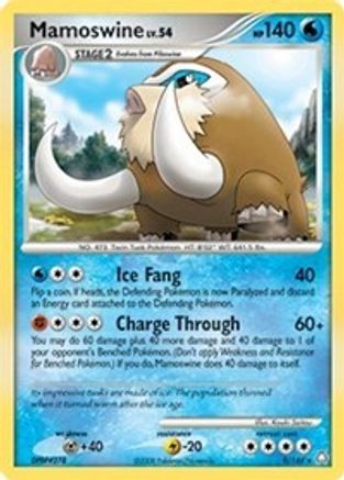 Mamoswine (9/146) (Theme Deck Exclusive) [Diamond & Pearl: Legends Awakened]