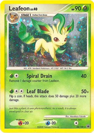 Leafeon (24/100) (Theme Deck Exclusive) [Diamond & Pearl: Majestic Dawn]