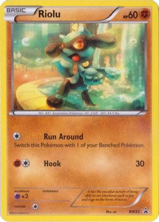 Riolu (BW33) [Black & White: Black Star Promos]