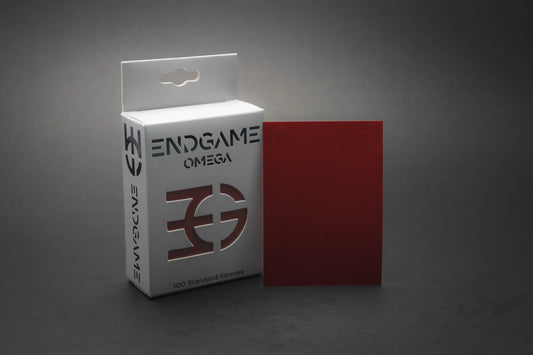 ENDGAME: Omega Sleeves Cabernet Red 100Ct