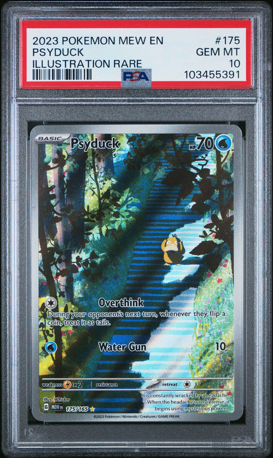 PSA 10 Scarlet & Violet 151 Psyduck Illustration Rare 175/165