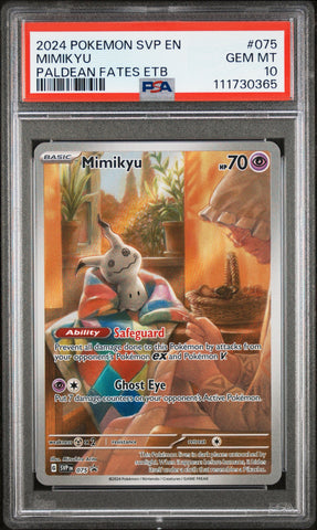 PSA 10 Mimikyu SVP075