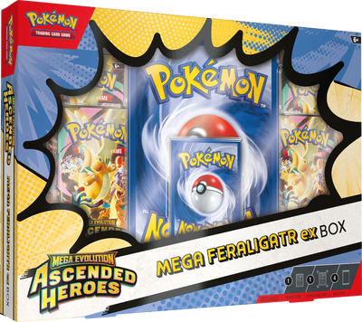 POKEMON ASCENDED HEROES MEGA FERALIGATR EX BOX