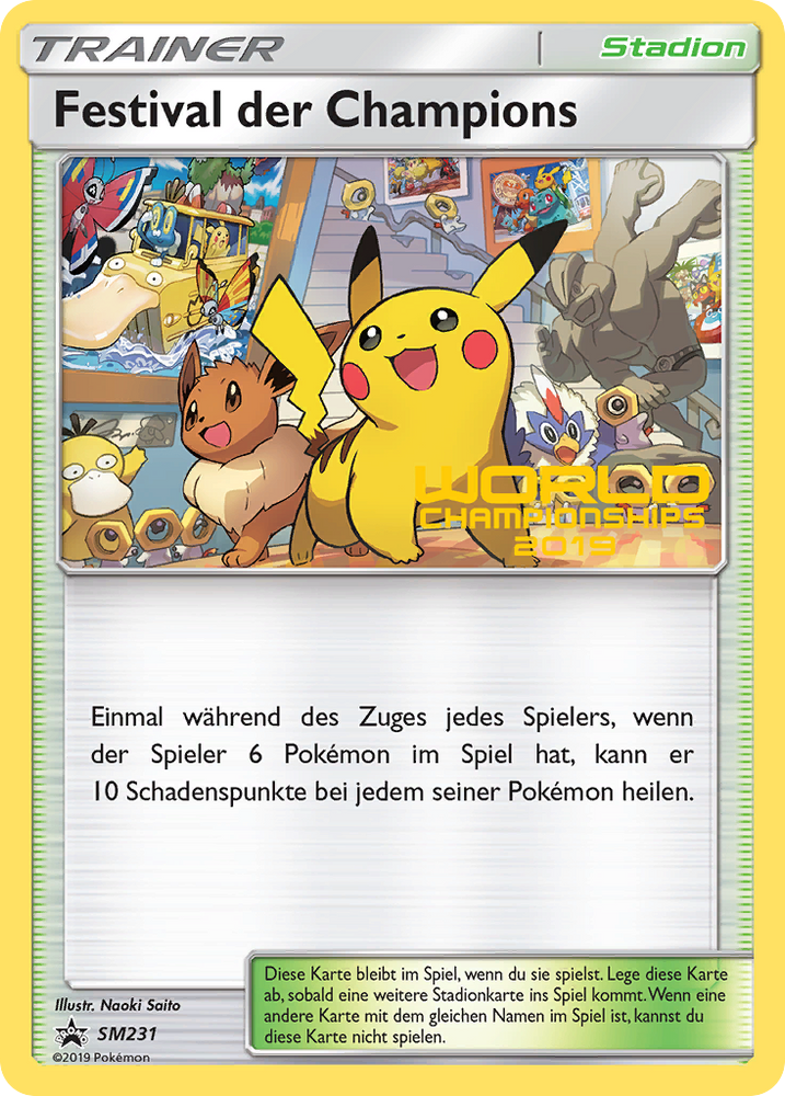 Champions Festival (SM231) (2019) [Sun & Moon: Black Star Promos]