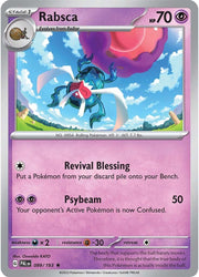 Rabsca (099/193) [Scarlet & Violet: Paldea Evolved]