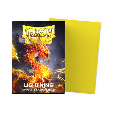 Dragon Shield: Dual Matte Sleeves - Lightning 100CT