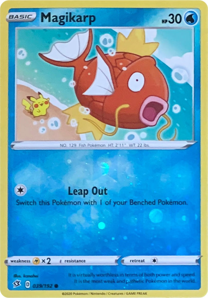 Magikarp (039/192) (Reverse Cosmos Holo) [Sword & Shield: Rebel Clash]