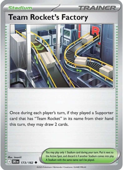 Team Rocket's Factory 173/182 - SV10 Destined Rivals