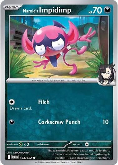 Marnie's Impidimp 134/182 - SV10 Destined Rivals
