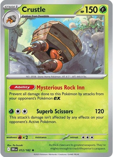 Crustle - 012/182 - SV10 Destined Rivals Holofoil