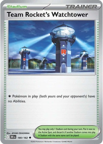 Team Rocket's Watchtower 180/182 - SV10 Destined Rivals