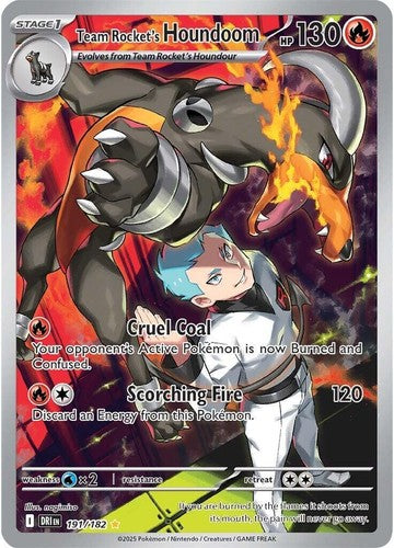 Team Rocket's Houndoom - 191/182 - SV10 Destined Rivals Holofoil