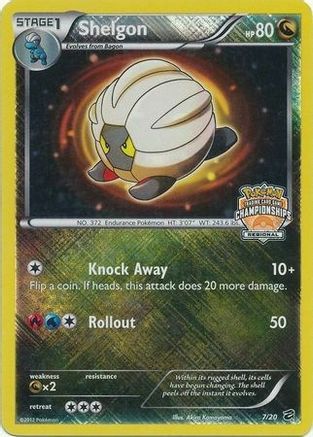 Shelgon (7/20) (Regional Championship) [Black & White: Dragon Vault]