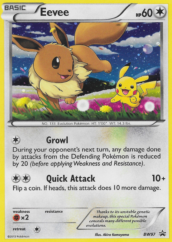 Eevee (BW97) [Black & White: Black Star Promos]