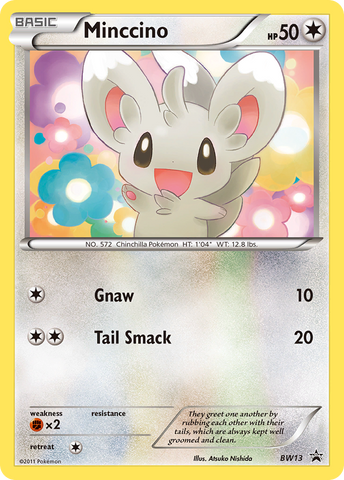 Minccino (BW13) (Cracked Ice Holo) [Black & White: Black Star Promos]