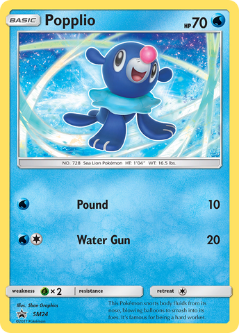 Popplio (SM24) [Sun & Moon: Black Star Promos]