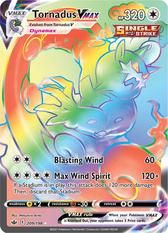 Tornadus VMAX (209/198) [Sword & Shield: Chilling Reign]