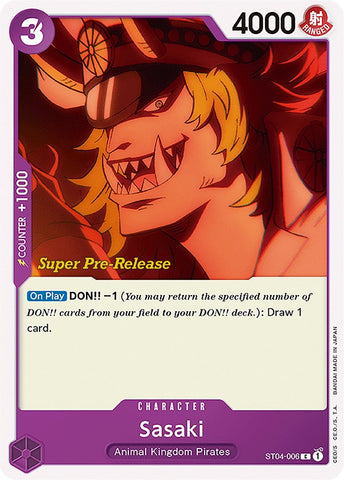 Sasaki [Super Pre-Release Starter Deck: Animal Kingdom Pirates]